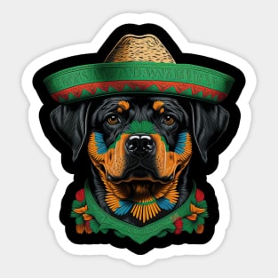 Rottweiler 5th of May Sticker